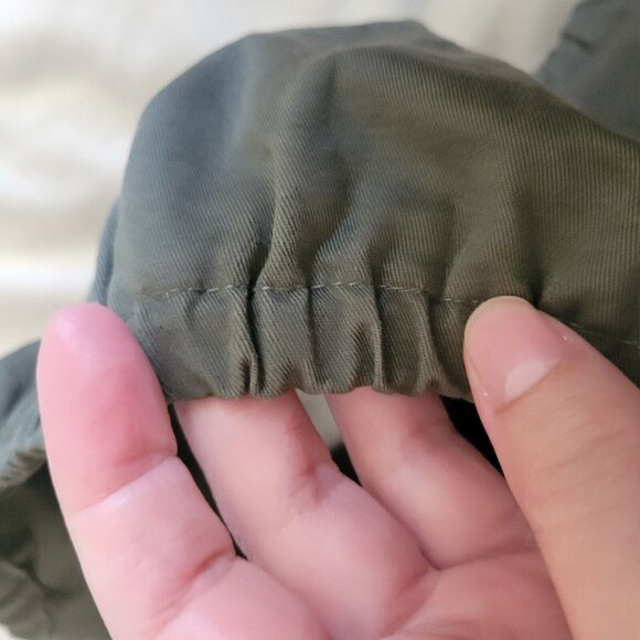 LF The Brand Army Green Graphic Print Bandeau Tube Top Small - Picture 10 of 10